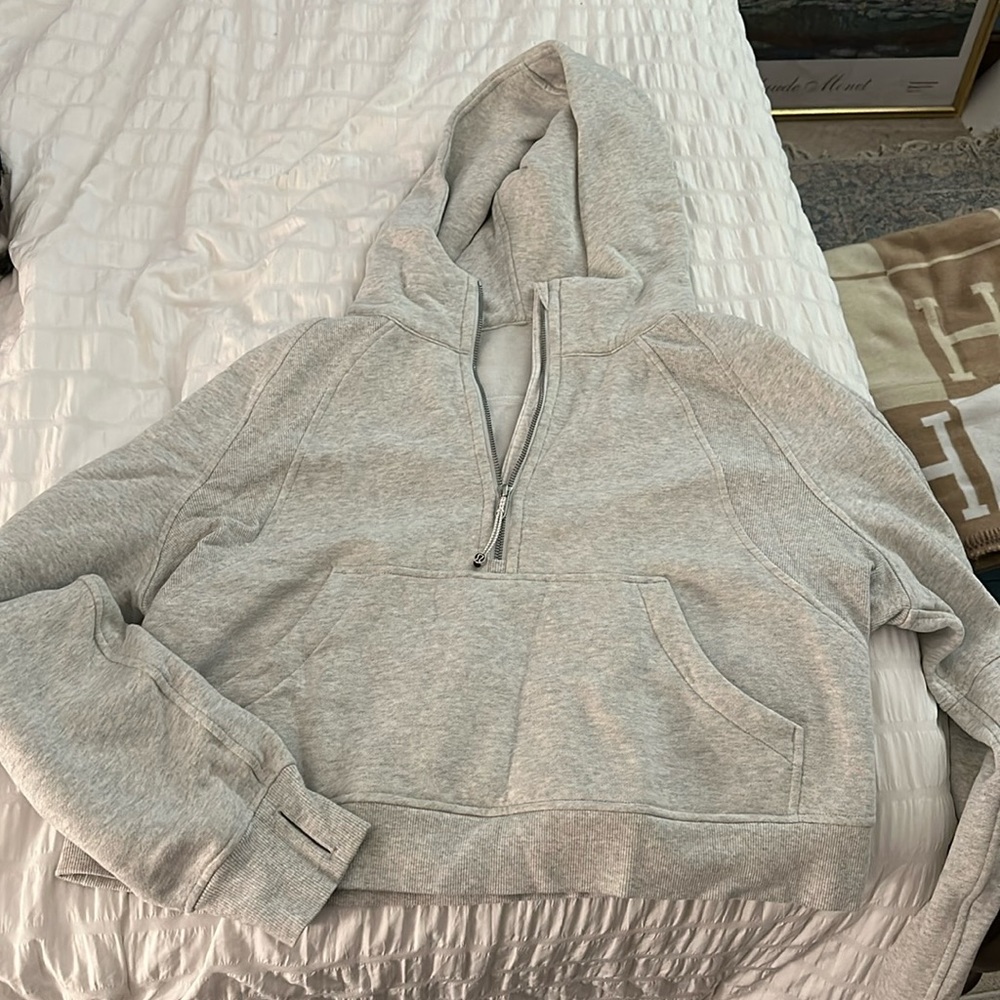 Lululemon Scuba Oversized Half-Zip Hoodie - Gray XL/XXL
